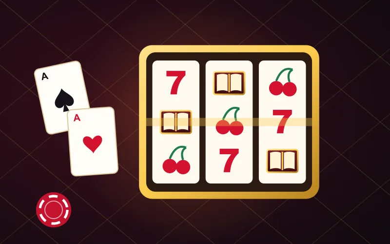 Book of Bet casino games Book of Bet casino games reels with lucky sevens and books